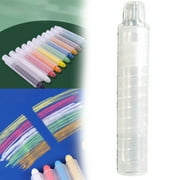 XaTanion Dry Erase Markers Transparent Pen Case Dust Water Soluble Chalk Chalk Case Plastic Pen Case Chalk Rubber Pen Cover,Clear,9*1.5CM